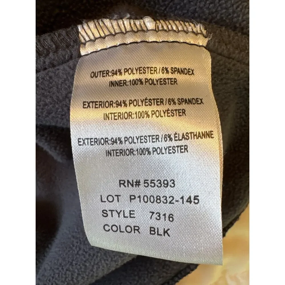 Vantage Men’s Softshell Fleece Lined Vest With Pockets Black Size 2X Golf - Picture 10 of 10